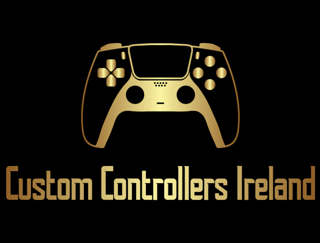 Custom Wireless UN-MODDED PRO Controller compatible with PS5 Exclusive  Unique Design (Black/Gold)